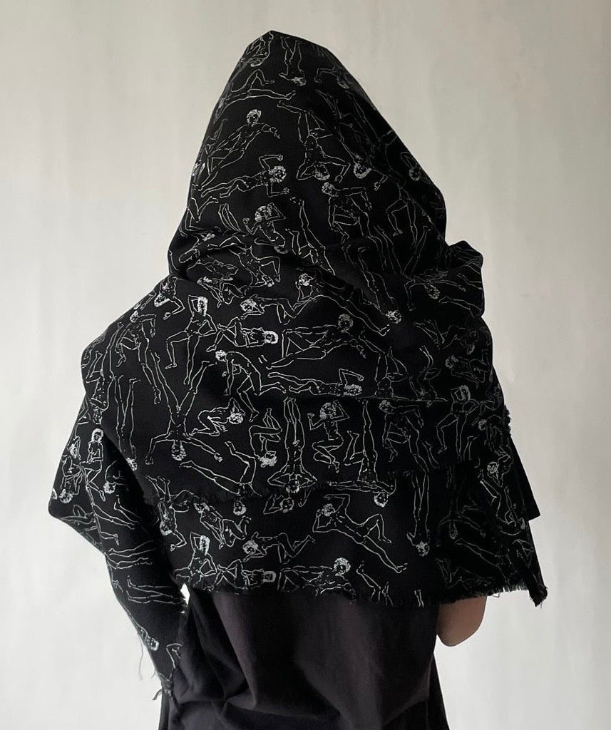 NUDE SCARF