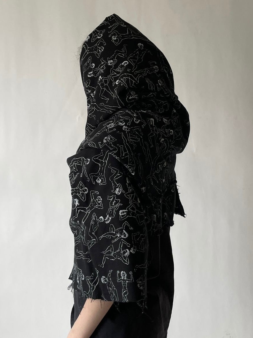 NUDE SCARF