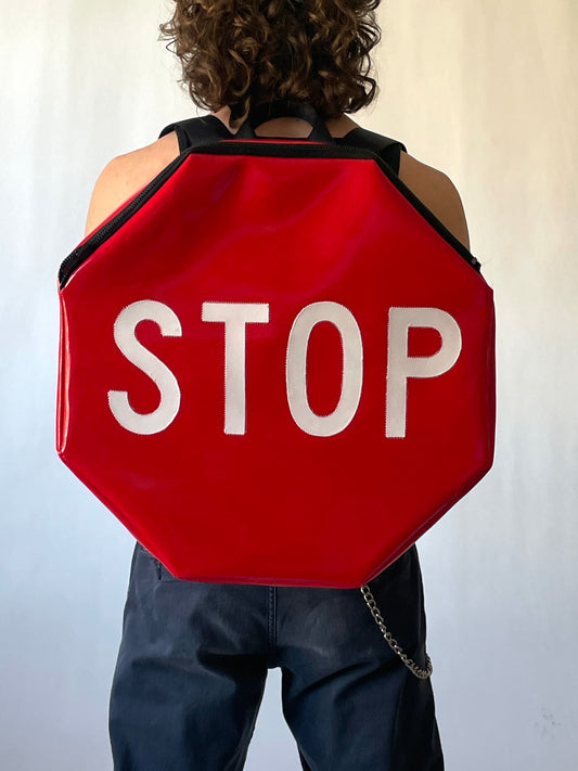 STOP SIGN BACKPACK